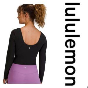 Lululemon Align Long Sleeve, Buttery Soft fabric with Lycra, Size 12/14, NWT